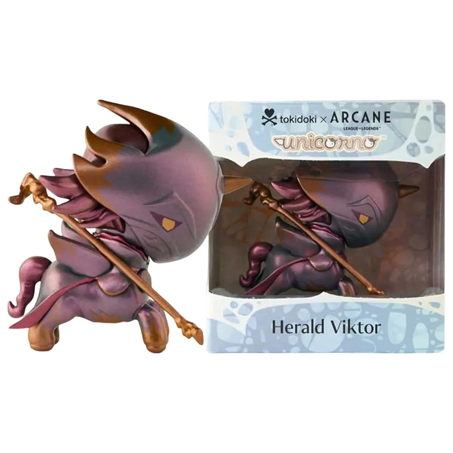 Unicorno x Arcane Window Box Figura Herald Viktor (Posebna izdaja) 7 cm fotografija izdelka