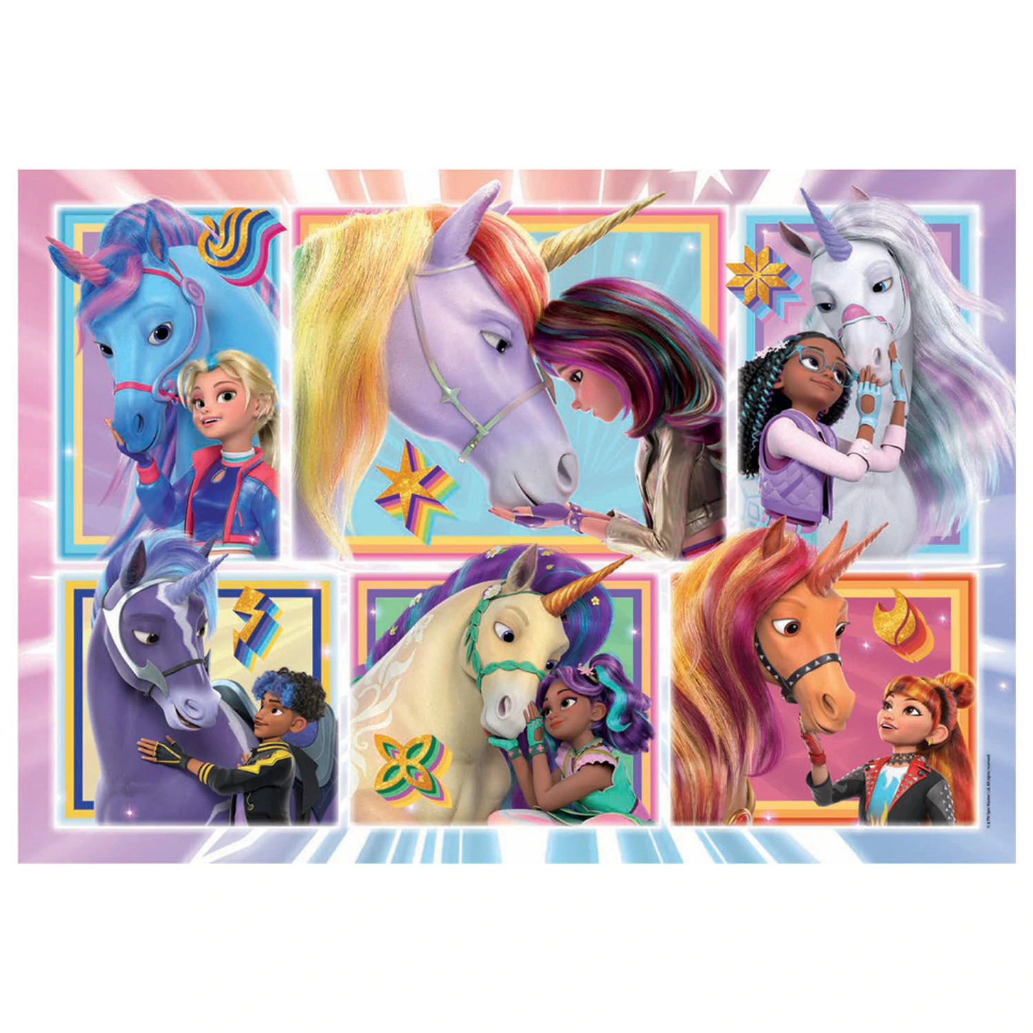 Unicorn Academy Friendship 104-delni Super puzzle fotografija izdelka