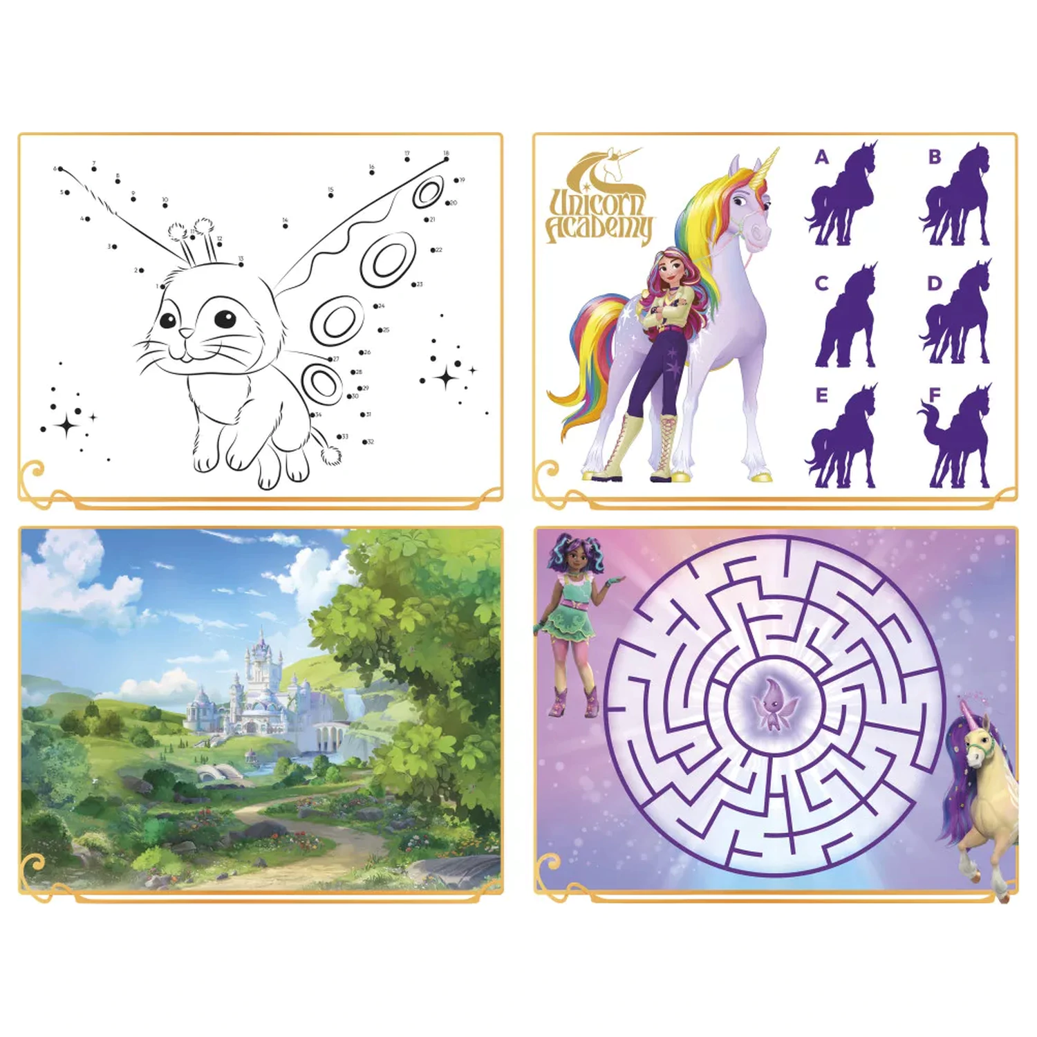 Unicorn Academy Super komplet nalepk z igračo fotografija izdelka