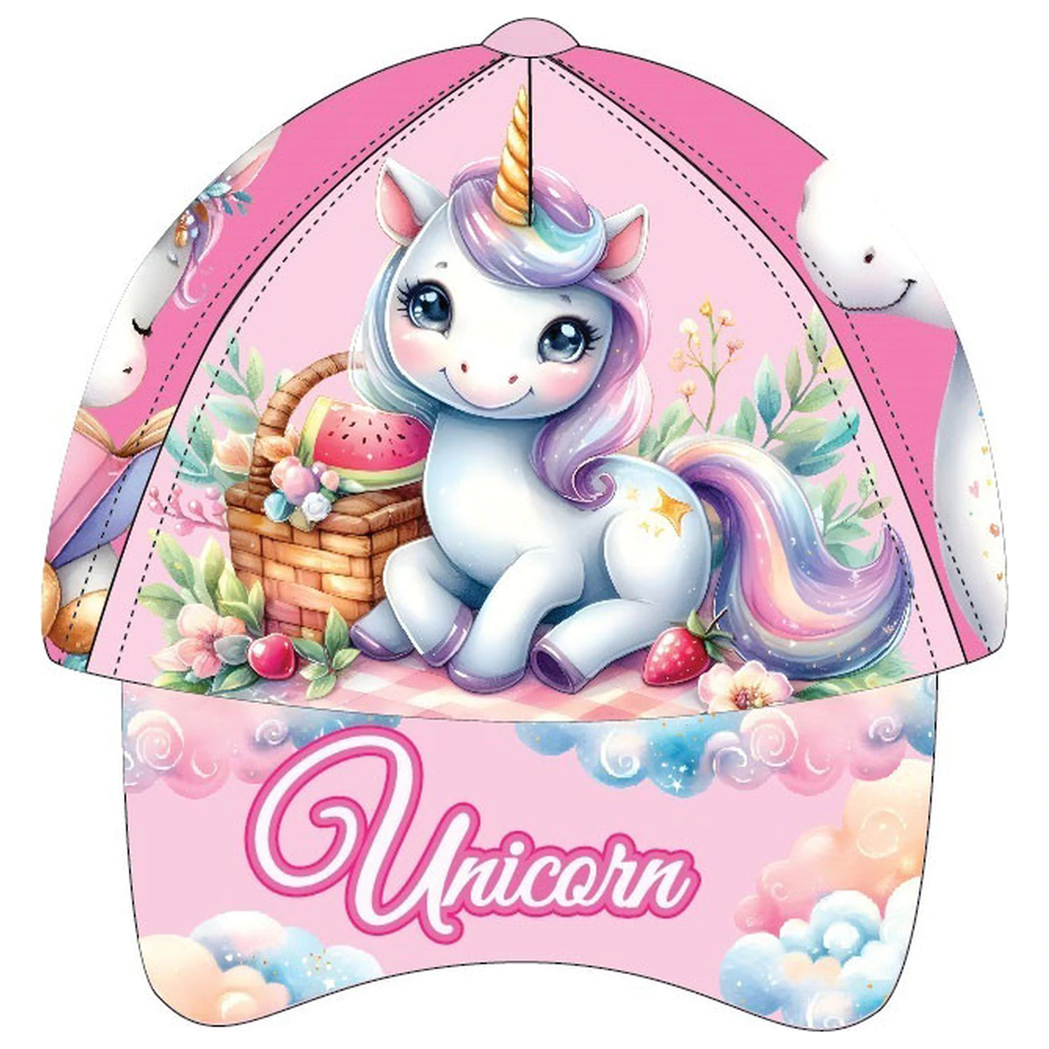 Unicorn Clouds otroška baseball kapa 53 cm fotografija izdelka