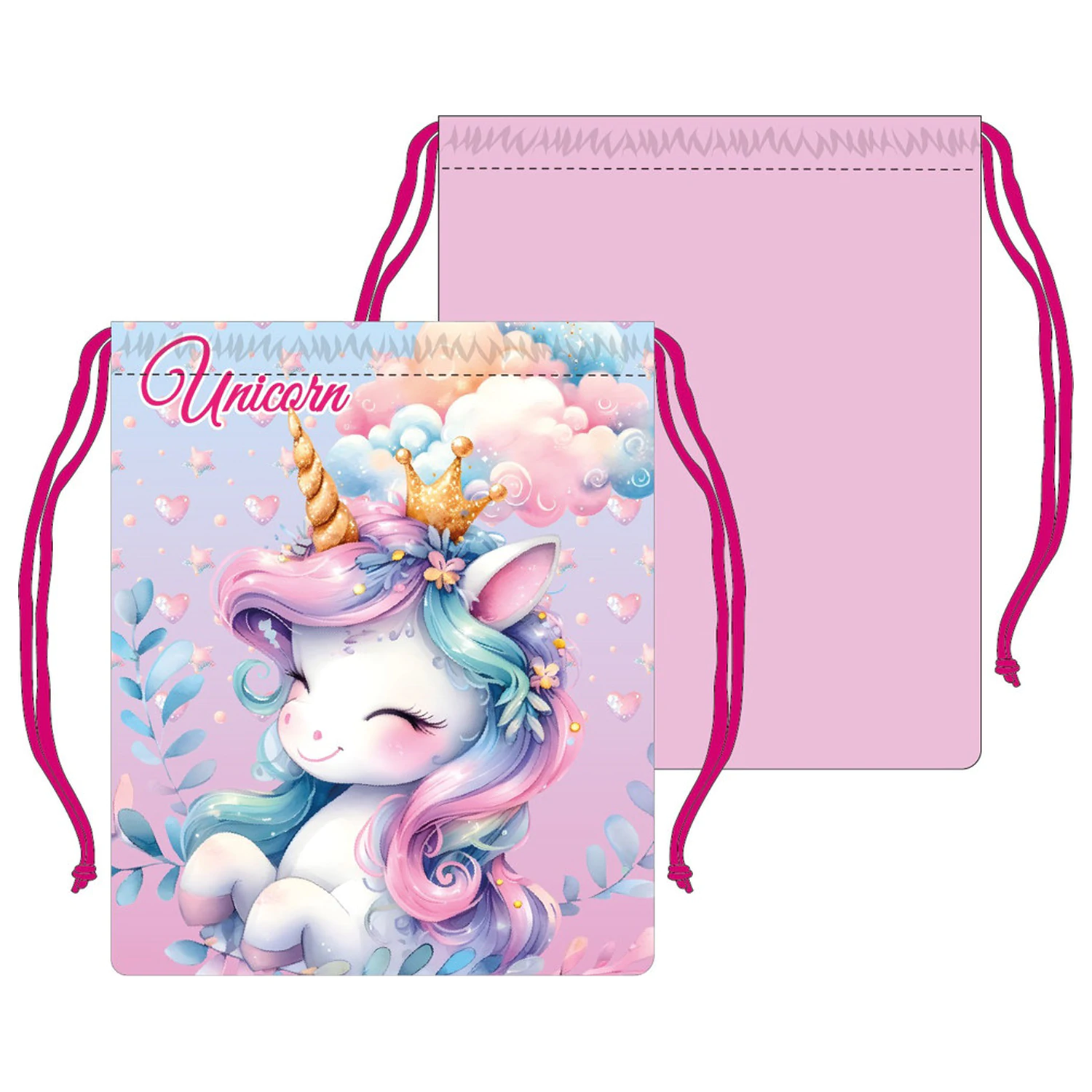 Unicorn Clouds Torba za prigrizke 26.5 cm fotografija izdelka