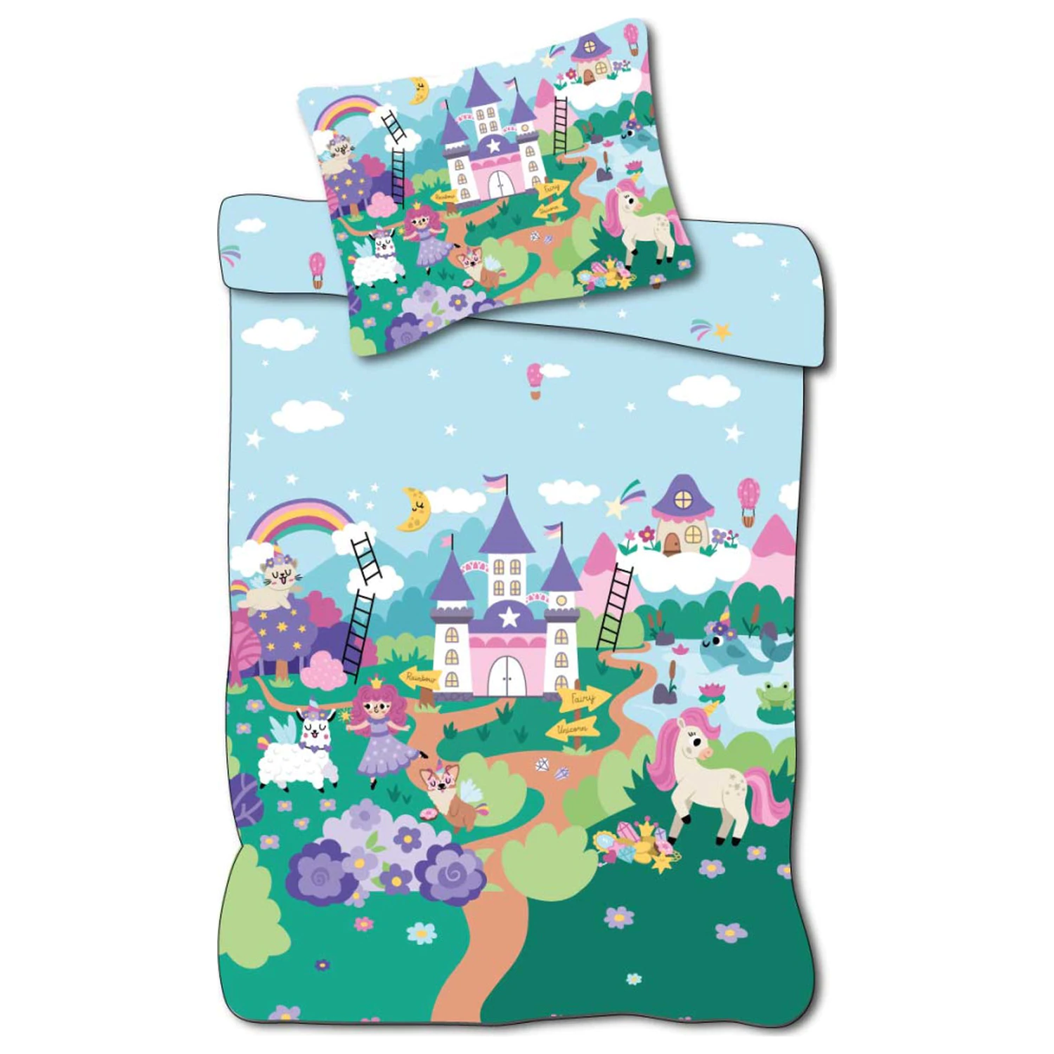 Unicorn Fairyland Kids, Prevleka za odejo za predšolske otroke fotografija izdelka