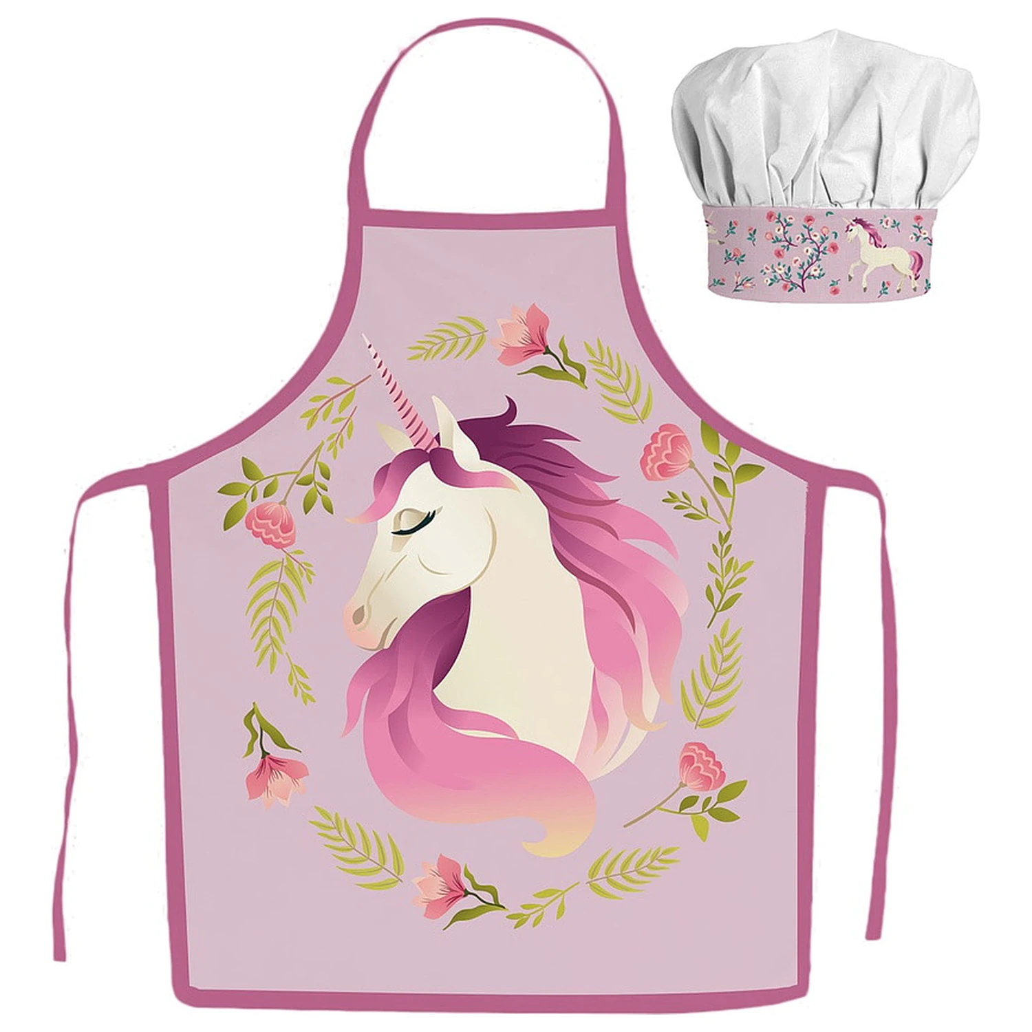Unicorn Garden otroški predpasnik 2-delni set fotografija izdelka