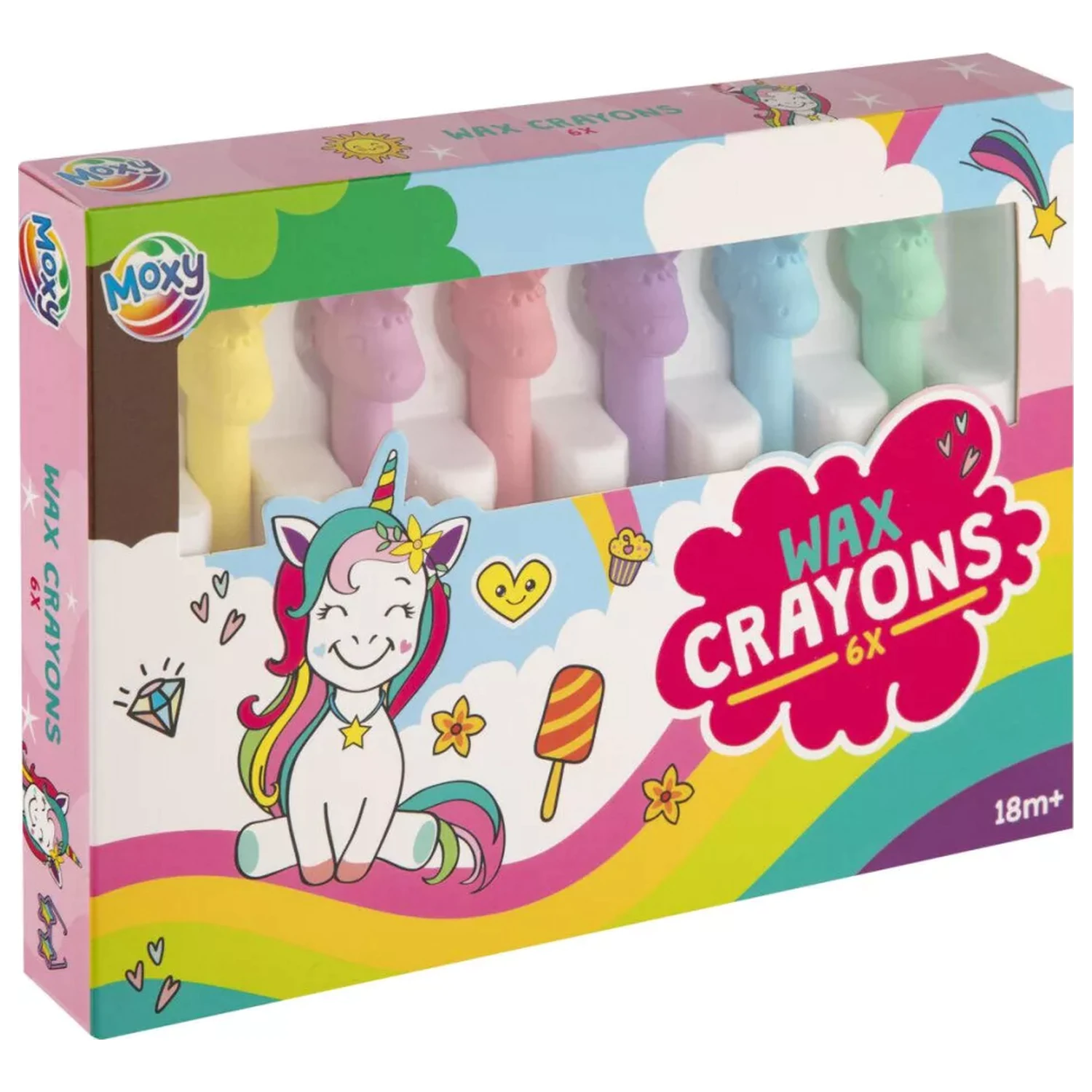 Unicorn Happy Shape Barvica, 6-delni komplet fotografija izdelka