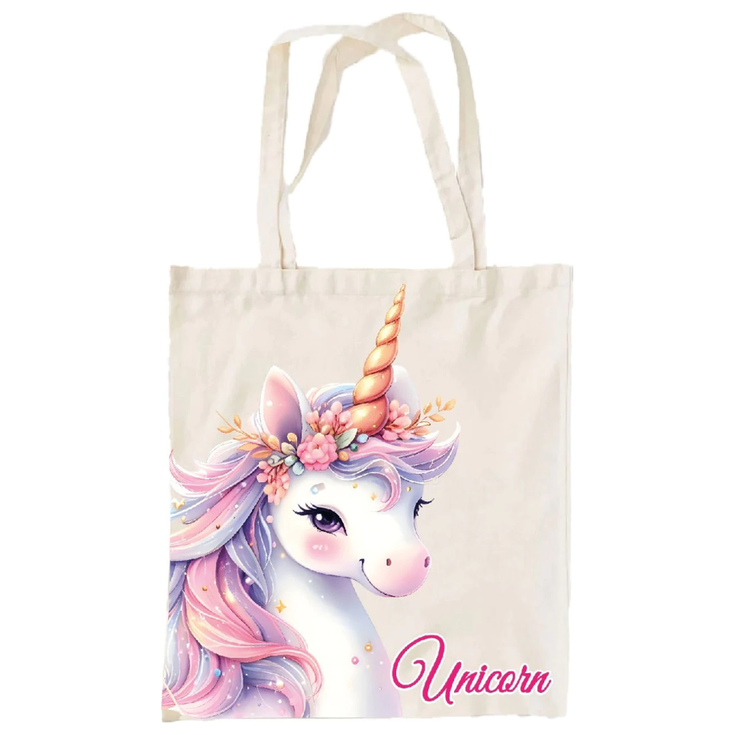 Unicorn Mystic torba iz platna, nakupovalna torba 44 cm fotografija izdelka
