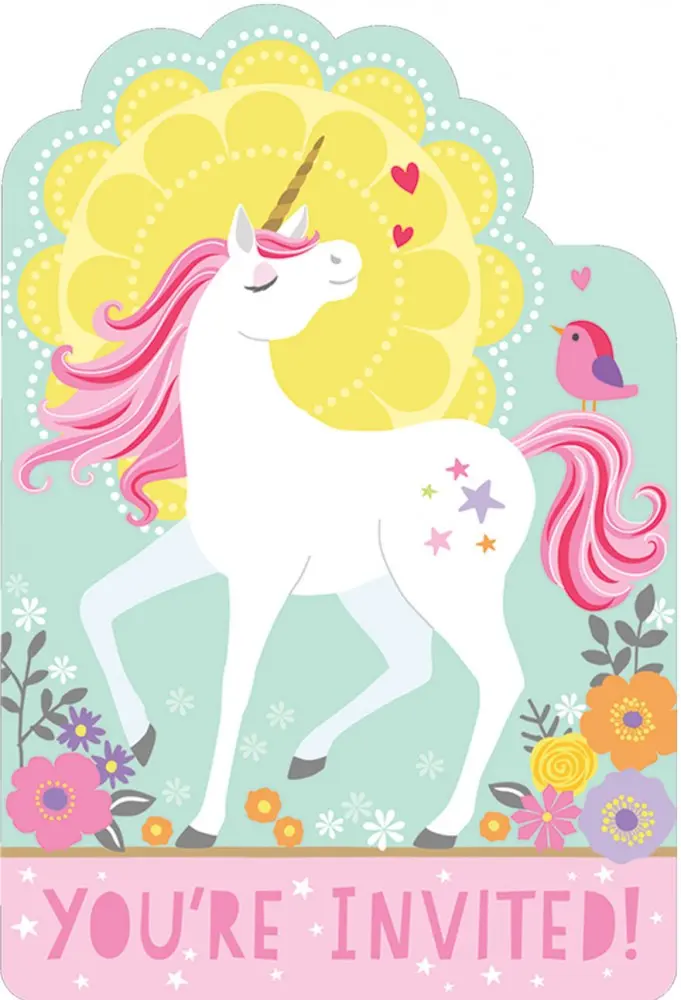 Unicorn Party Vabila 8 Kosov fotografija izdelka