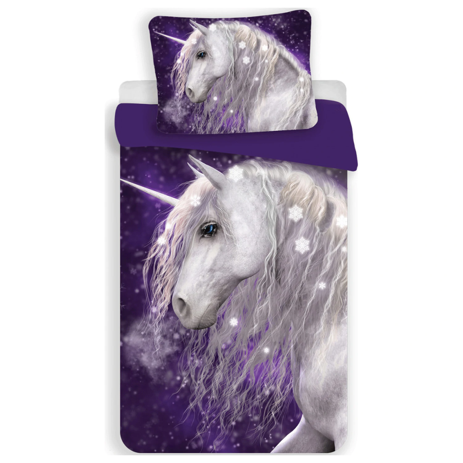 Unicorn Purple prevleka za odejo fotografija izdelka