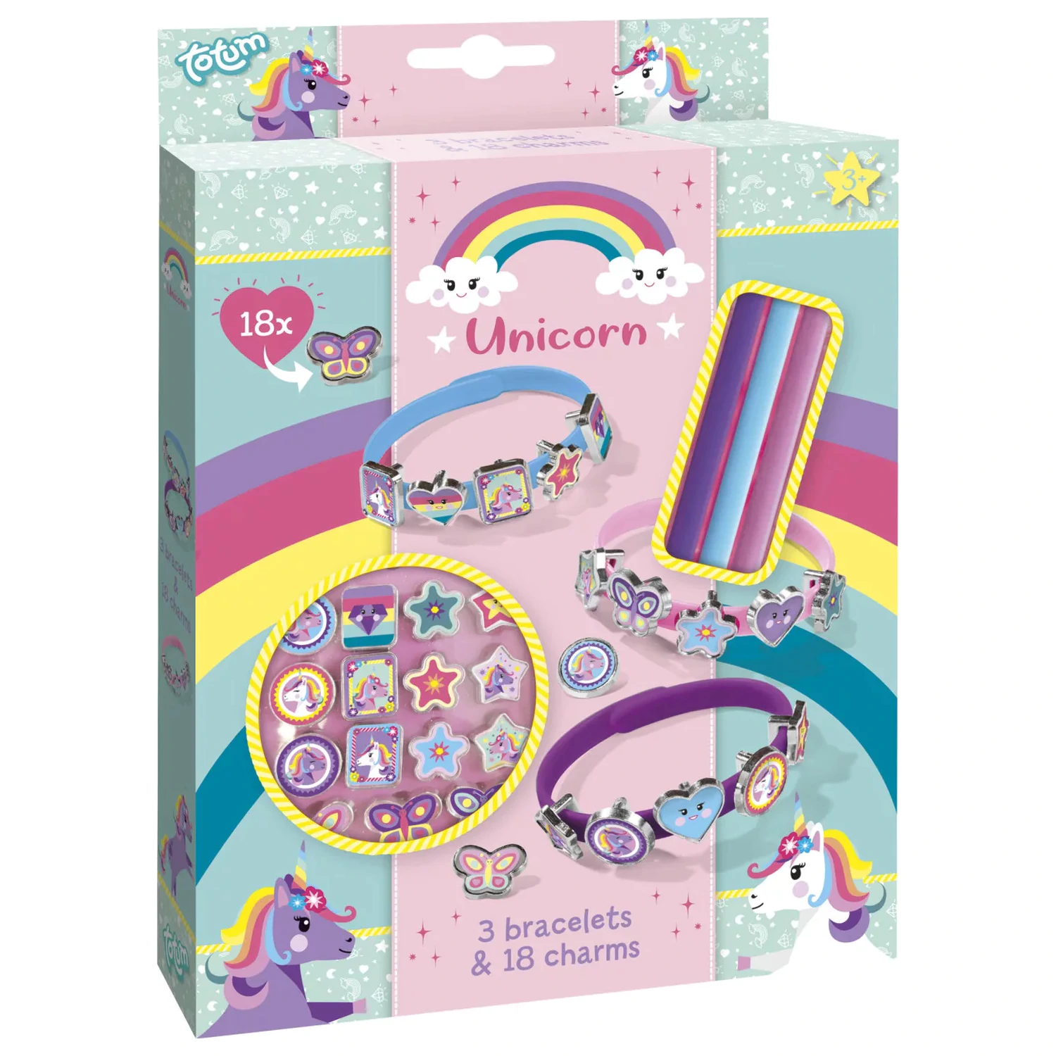 Unicorn Rainbow komplet za izdelavo zapestnic fotografija izdelka