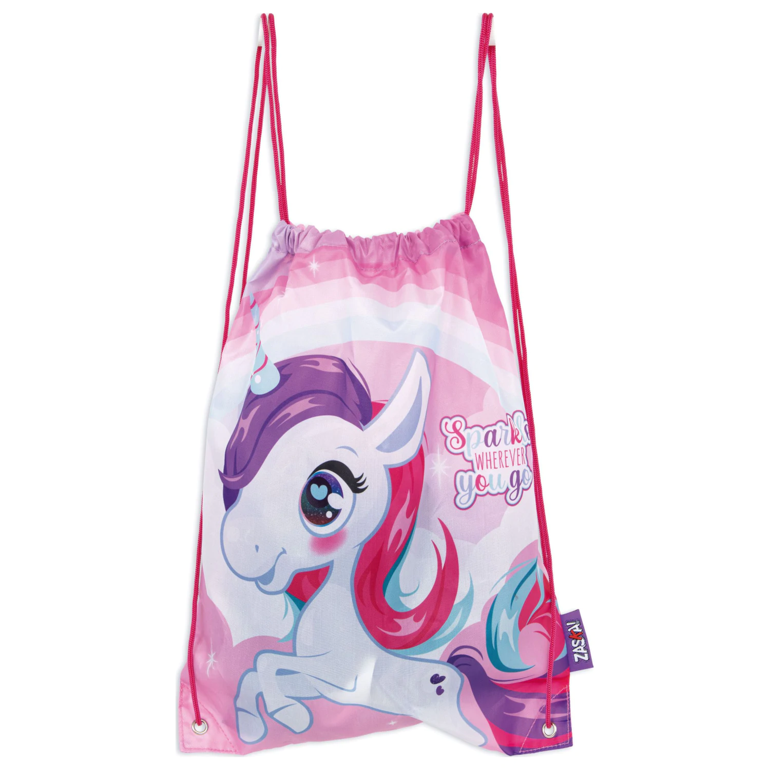 Unicorn Sparkle Sports Bag, torba za telovadbo 44 cm fotografija izdelka