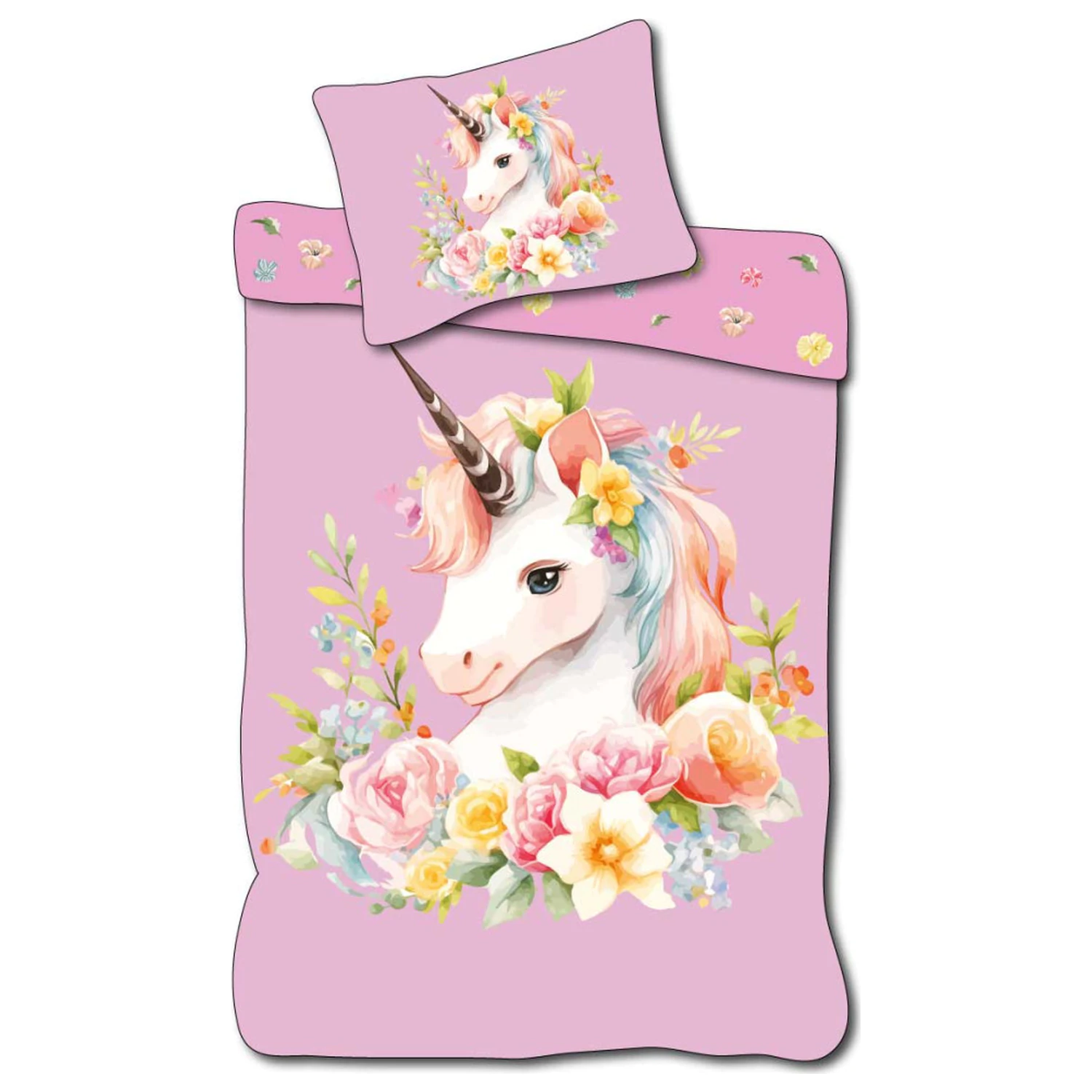 Unicorn Wreath Prevleka za odejo fotografija izdelka