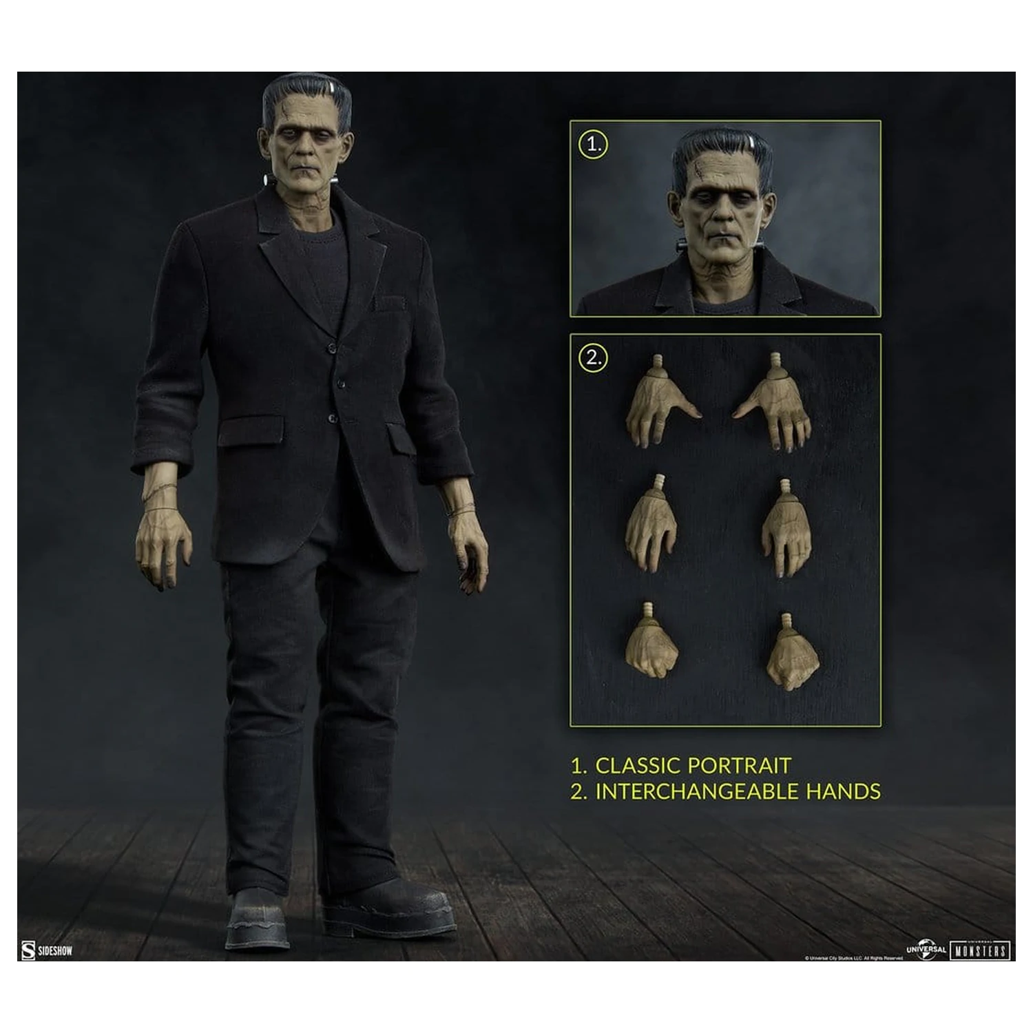 Universal Monsters akcijska figura 1/6 Frankenstein (Collector Edition) 33 cm fotografija izdelka