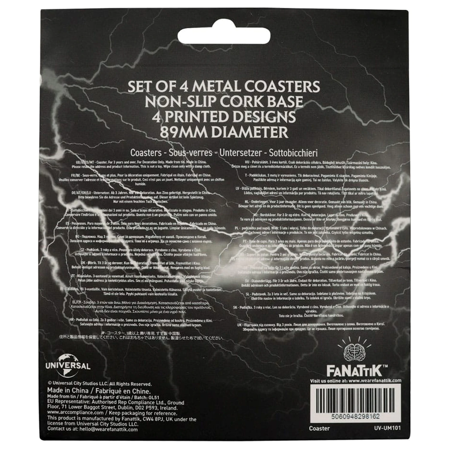 Universal Monsters komplet 4 podstavkov fotografija izdelka