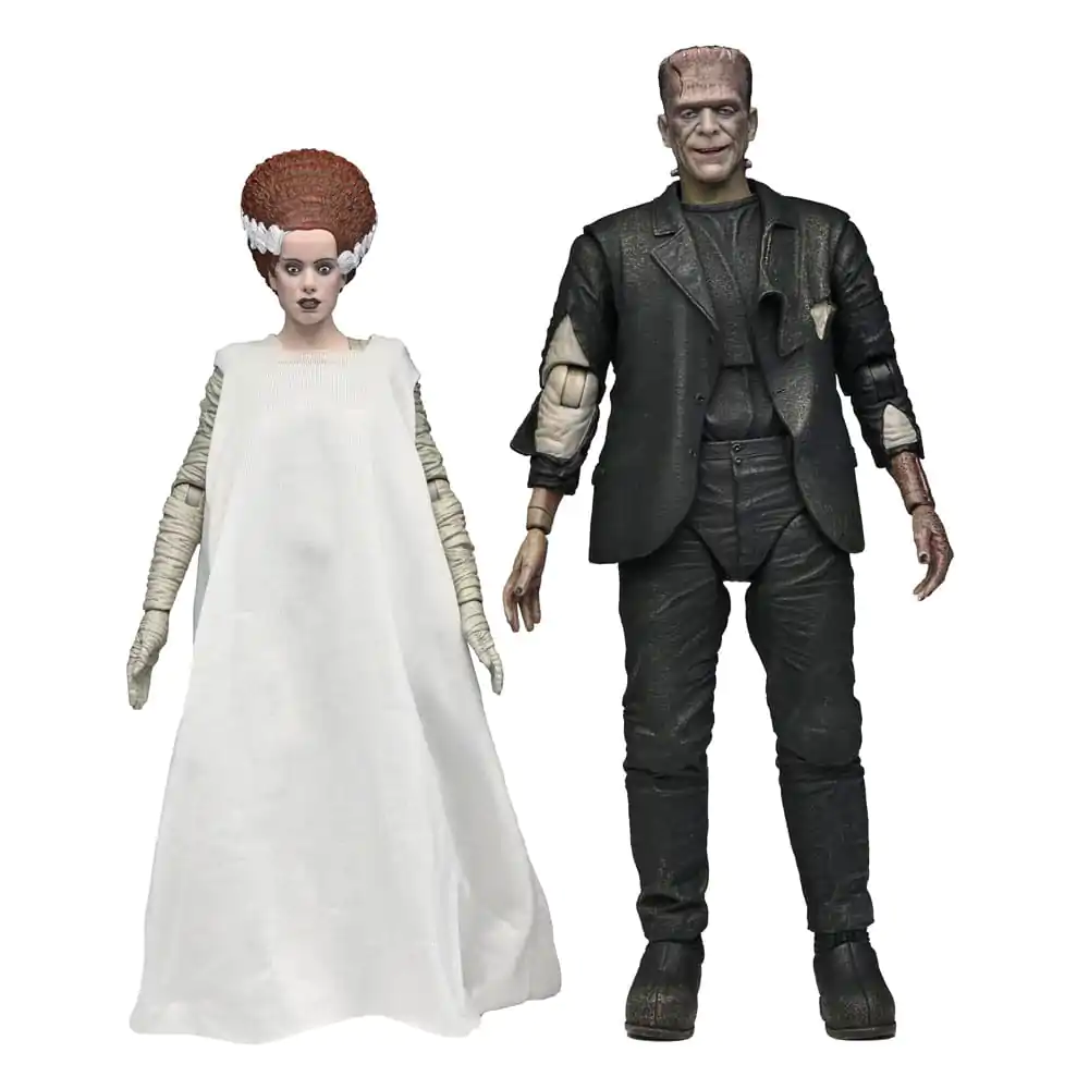 Universal Monsters Action Figures 2-pak Bride of Frankenstein 90th Anniversary The Monster & His Mate 18 centimetrov fotografija izdelka