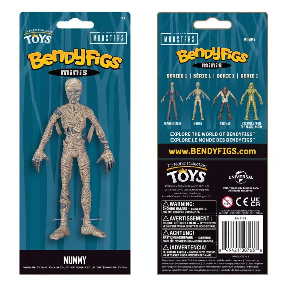Universal Monsters Bendyfigs upogljiva figura Mummy 14 cm fotografija izdelka