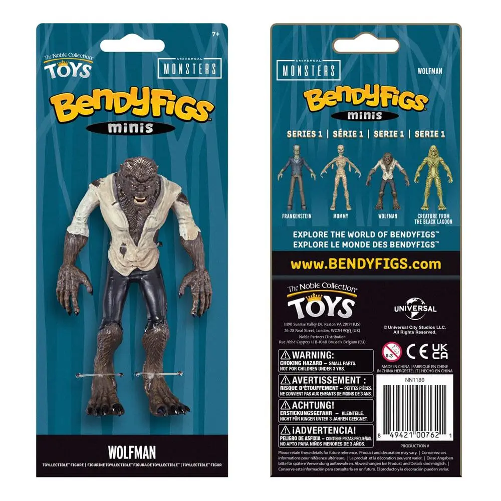 Universal Monsters Bendyfigs upogljiva figura Wolfman 14 cm fotografija izdelka