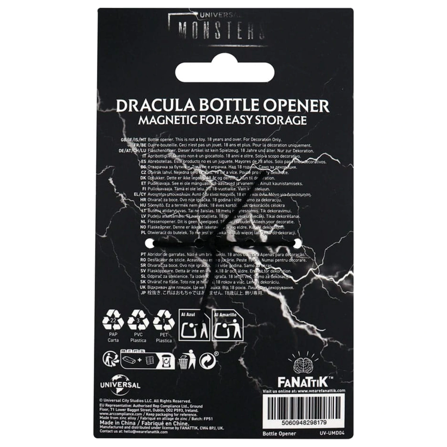 Universal Monsters odpirač za steklenice Dracula fotografija izdelka