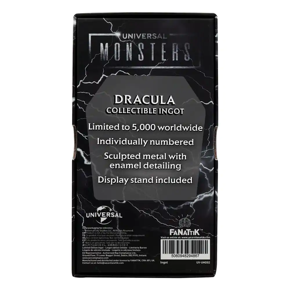 Universal Monsters Ingot Dracula Limited EditionUniversal Monsters ingot Drakula omejena izdaja fotografija izdelka