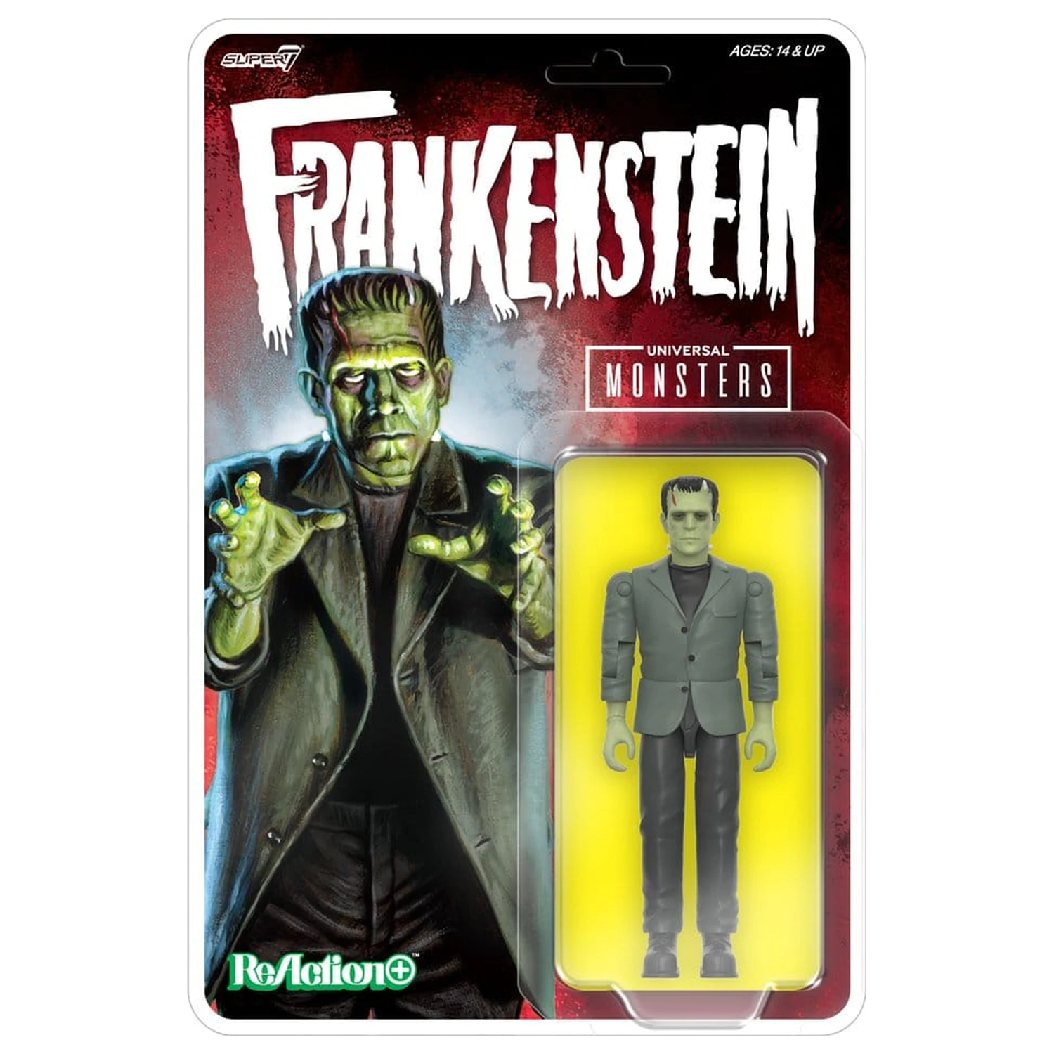 Universal Monsters ReAction+ akcijska figura Val 02 Frankenstein fotografija izdelka