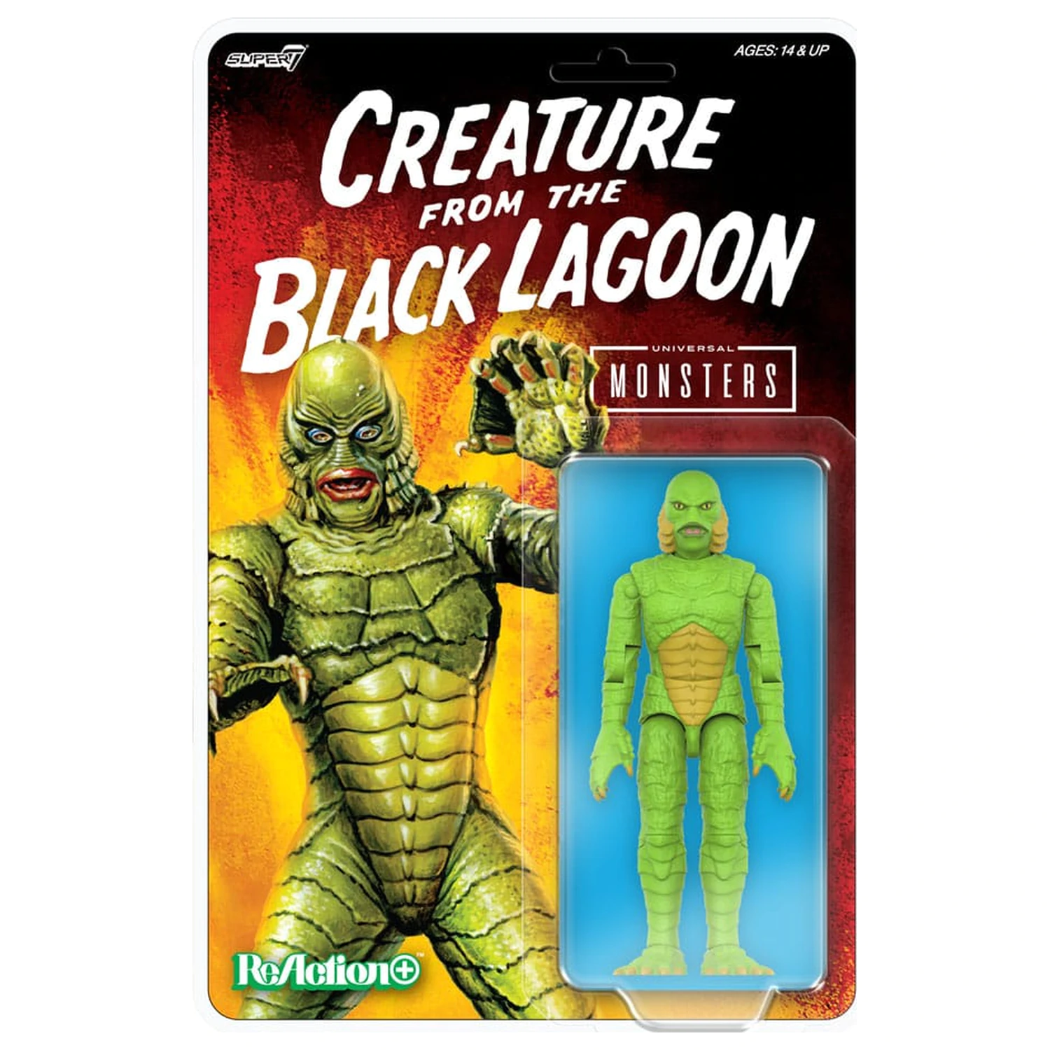 Universal Monsters ReAction+ akcijska figura Val 1 Creature from the Black Lagoon 10 cm fotografija izdelka