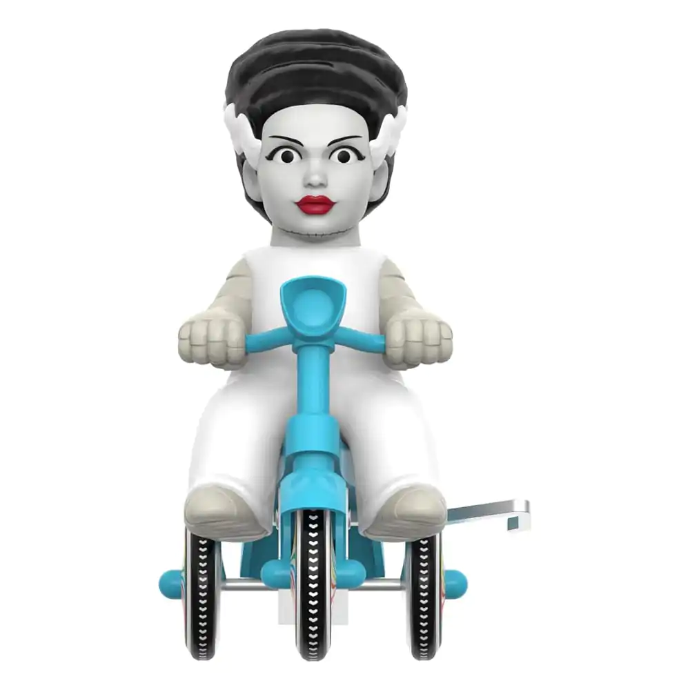 Universal Monsters Super Cycles Akcijska figura Nevesta Frankensteina (bela z modro trikolesnikom) 13 cm fotografija izdelka