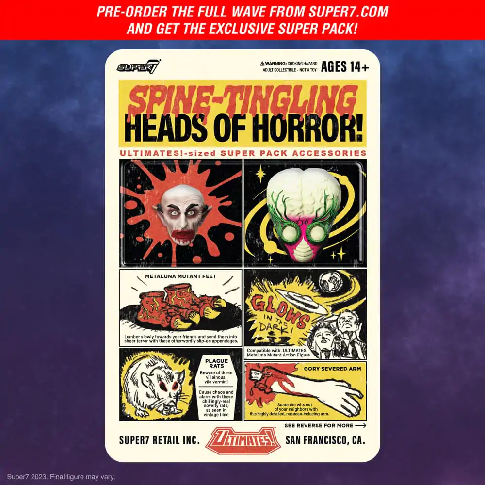 Universal Monsters Action Figure The Metaluna Mutant Ultimate Wave 2 (Blue Glow) 18 cm Akcijska figura fotografija izdelka