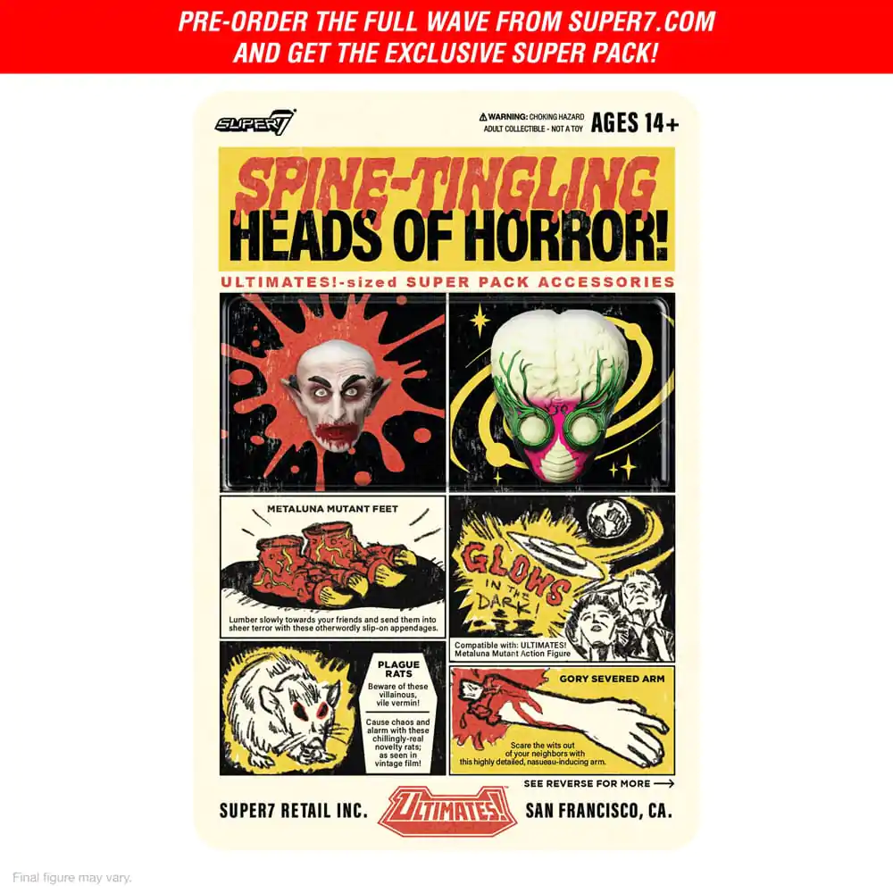 Universal Monsters Action Figure The Metaluna Mutant Ultimate Wave 2 (Blue Glow) 18 cm Akcijska figura fotografija izdelka