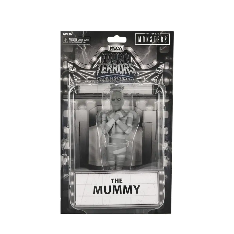 Universal Monsters The Mummy Črno-bela The Mummy Toony Terrors figura 15 cm fotografija izdelka