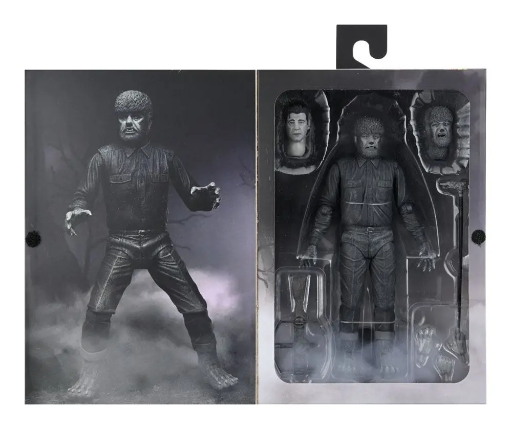 Universal Monsters Akcijska figura Ultimate The Wolf Man (Black & White) 18 cm fotografija izdelka