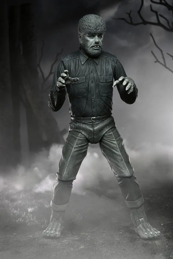 Universal Monsters Akcijska figura Ultimate The Wolf Man (Black & White) 18 cm fotografija izdelka