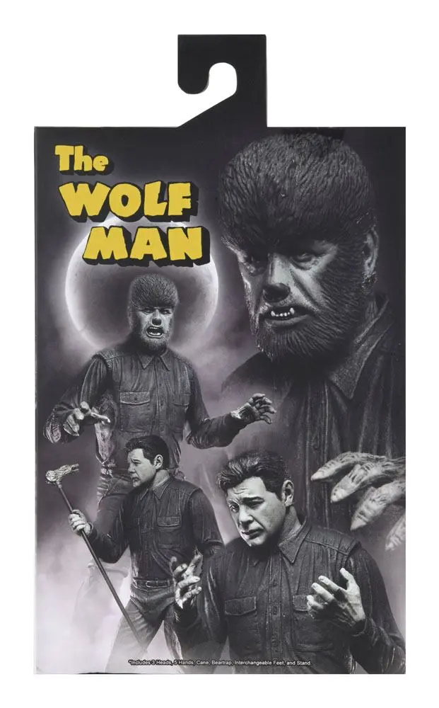 Universal Monsters Akcijska figura Ultimate The Wolf Man (Black & White) 18 cm fotografija izdelka