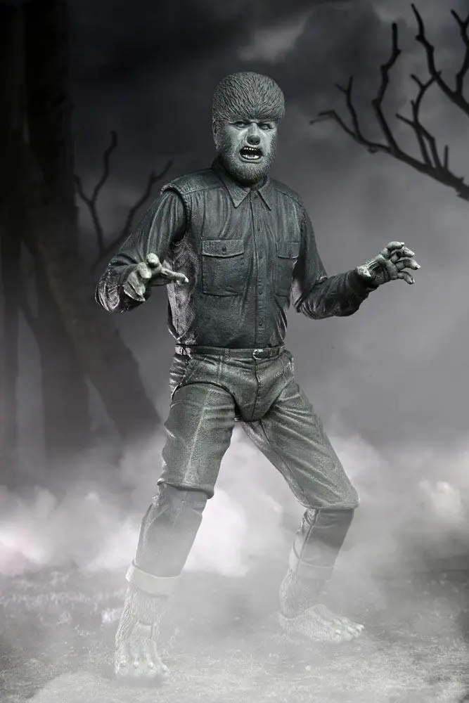 Universal Monsters Akcijska figura Ultimate The Wolf Man (Black & White) 18 cm fotografija izdelka