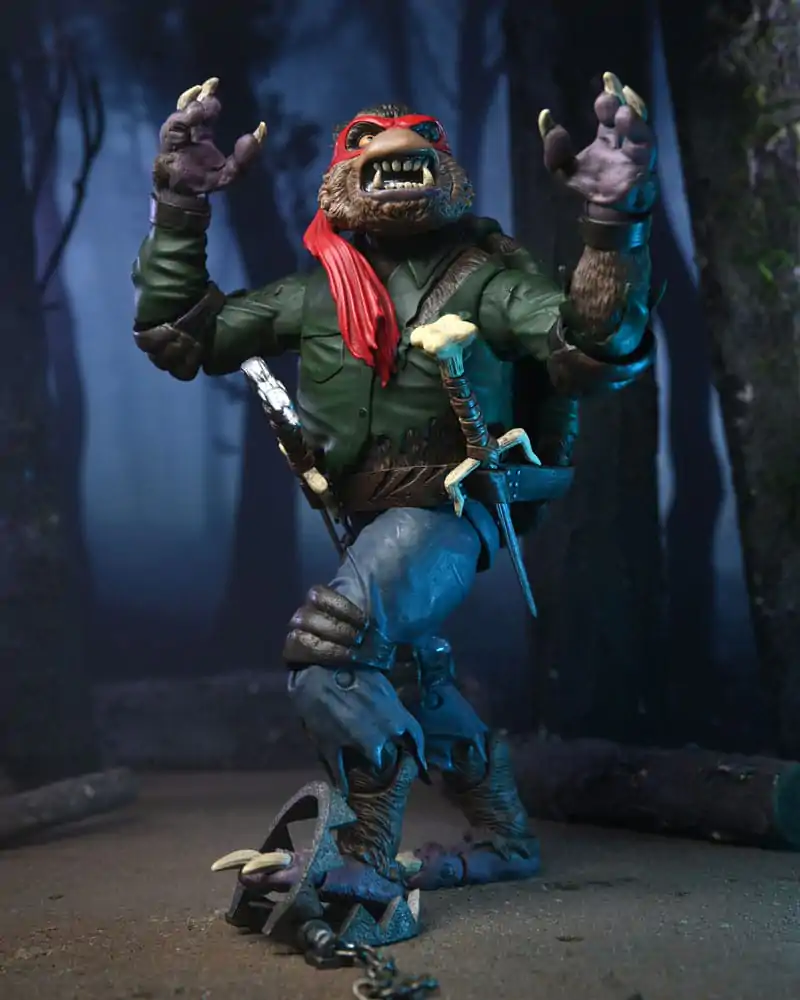 Universal Monsters x Teenage Mutant Ninja Turtles Akcijska Figura Ultimate Raphael as The Wolfman 18 cm fotografija izdelka