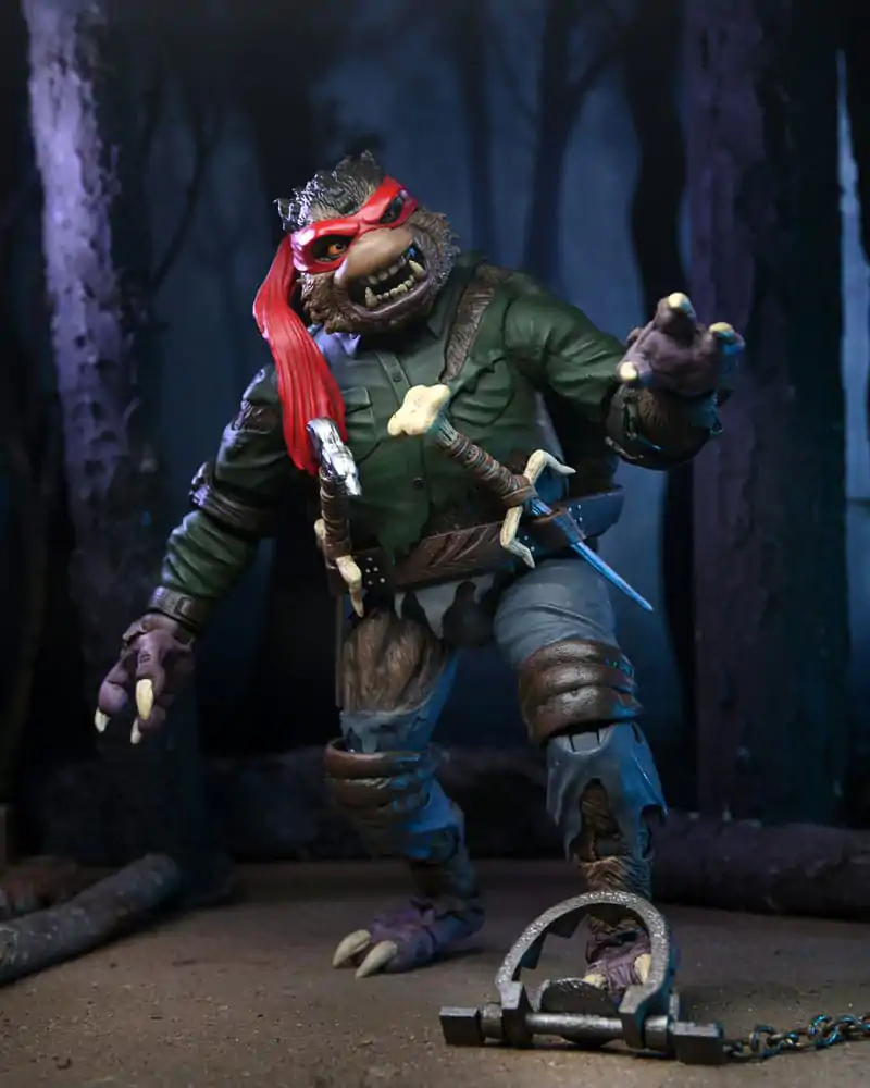 Universal Monsters x Teenage Mutant Ninja Turtles Akcijska Figura Ultimate Raphael as The Wolfman 18 cm fotografija izdelka