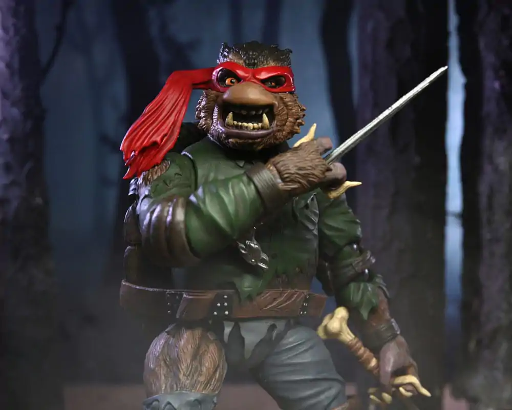 Universal Monsters x Teenage Mutant Ninja Turtles Akcijska Figura Ultimate Raphael as The Wolfman 18 cm fotografija izdelka