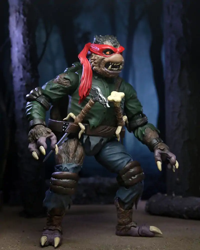 Universal Monsters x Teenage Mutant Ninja Turtles Akcijska Figura Ultimate Raphael as The Wolfman 18 cm fotografija izdelka