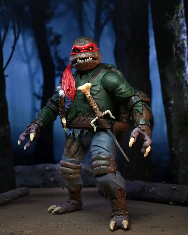 Universal Monsters x Teenage Mutant Ninja Turtles Akcijska Figura Ultimate Raphael as The Wolfman 18 cm fotografija izdelka