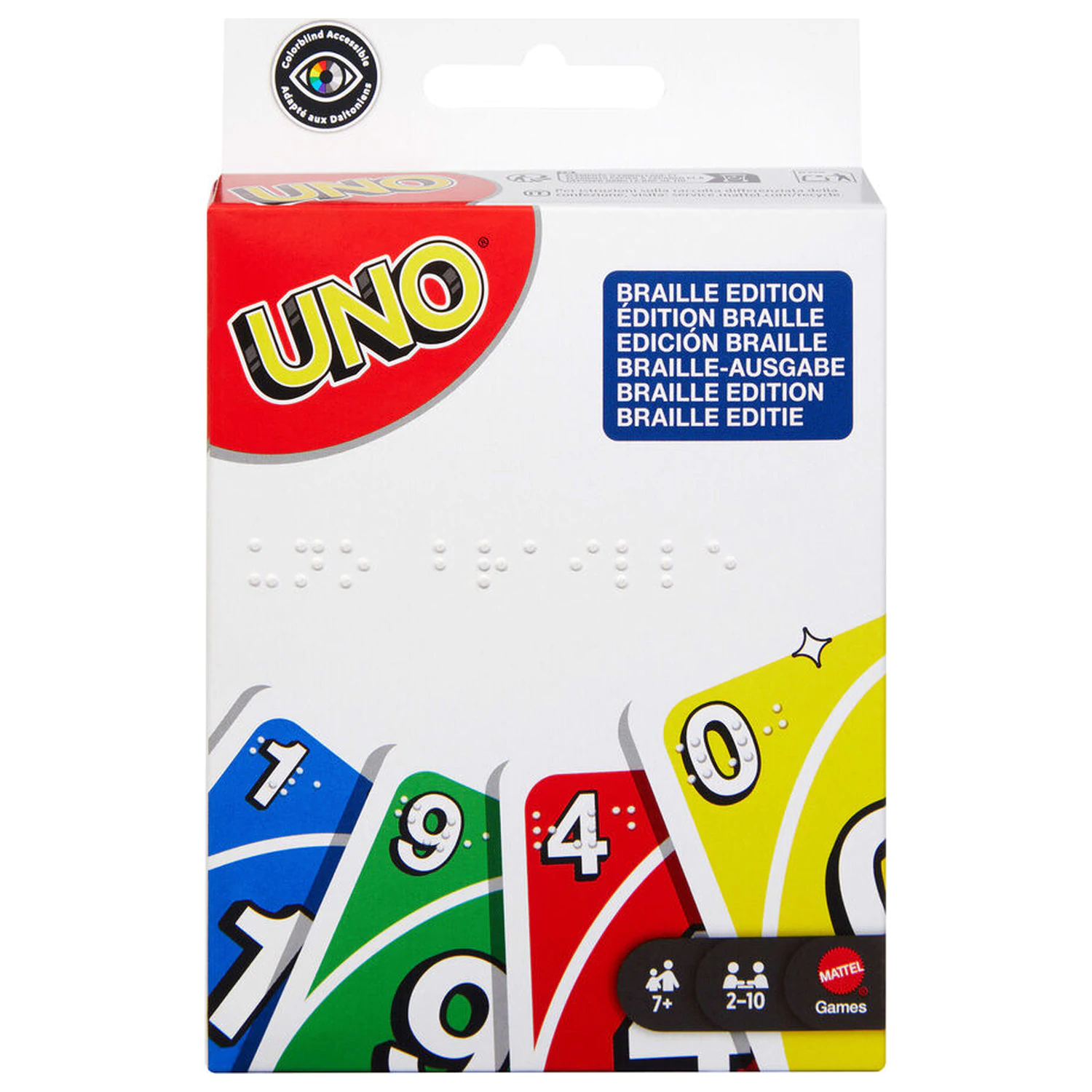 UNO Braillova igra s kartami fotografija izdelka
