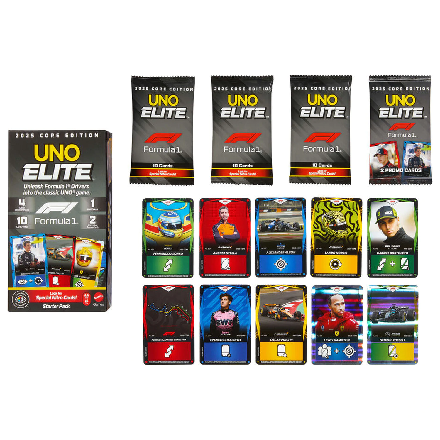 UNO Elite F1 Starter Pack igra s kartami fotografija izdelka