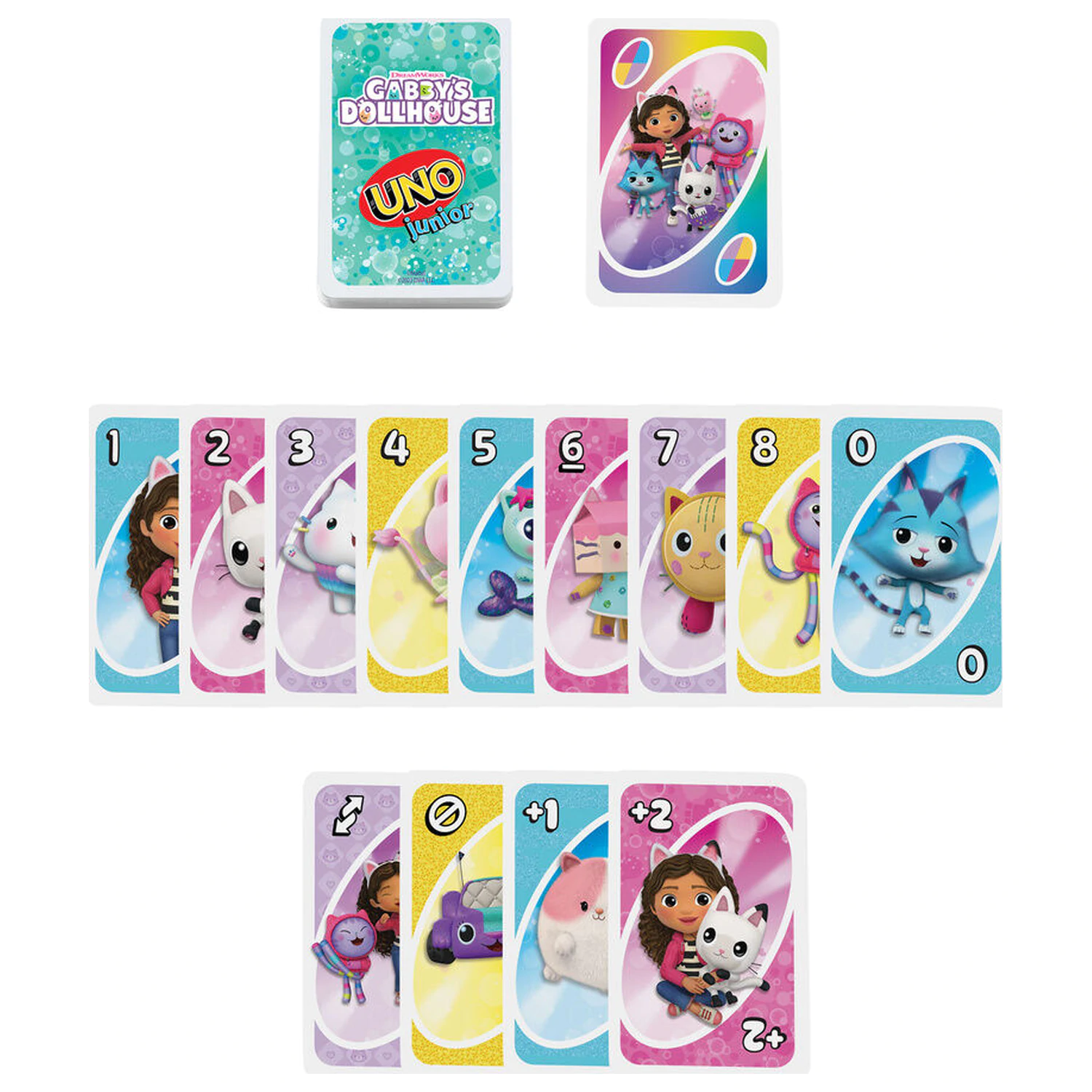 UNO Gabbys Dollhouse igra s kartami fotografija izdelka