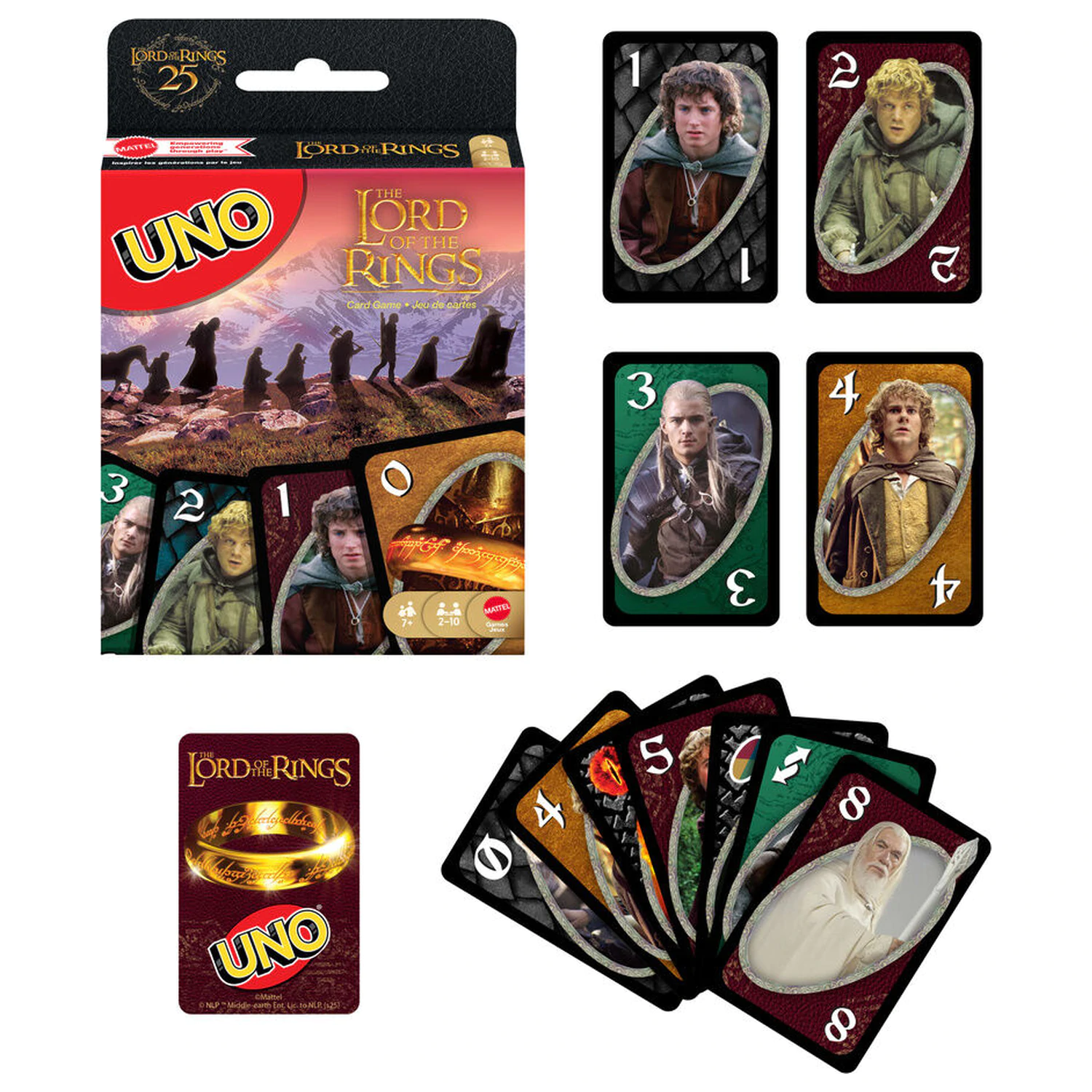 UNO Lord of the Rings igra s kartami fotografija izdelka