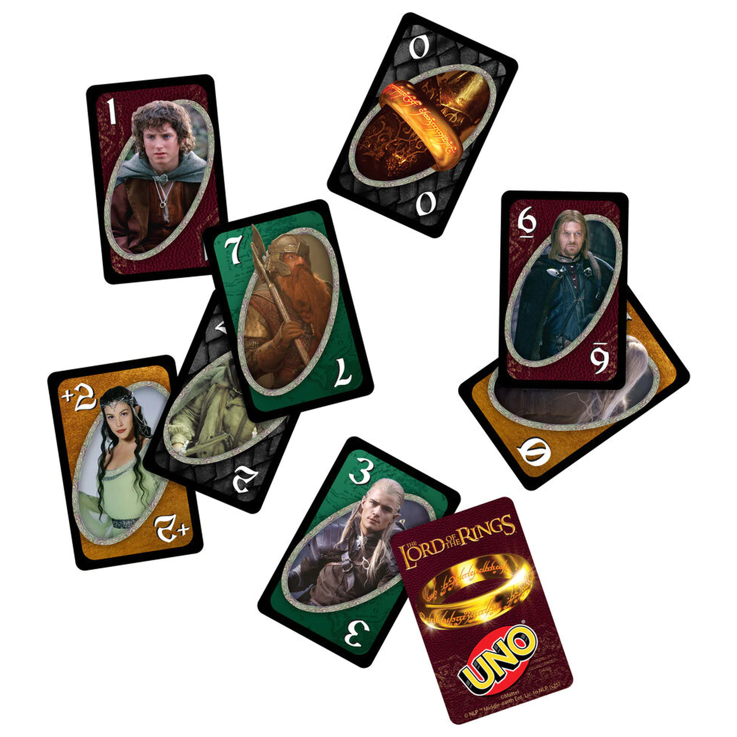 UNO Lord of the Rings igra s kartami fotografija izdelka