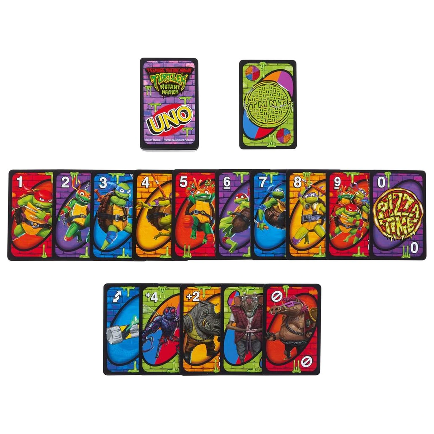 UNO Teenage Mutant Ninja Turtles igra s kartami fotografija izdelka