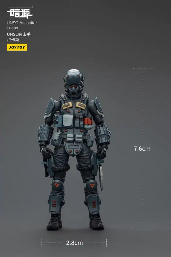 UNSC Dark Source Akcijska figura Assaulter Lucas 7 cm fotografija izdelka