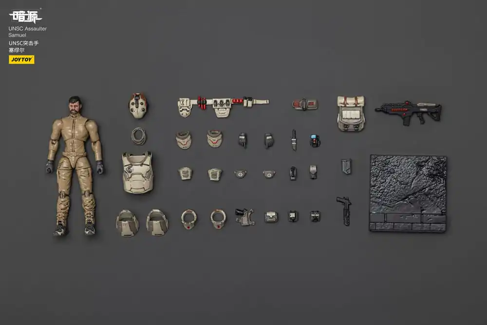UNSC Dark Source Akcijska figura Assaulter Samuel 7 cm fotografija izdelka