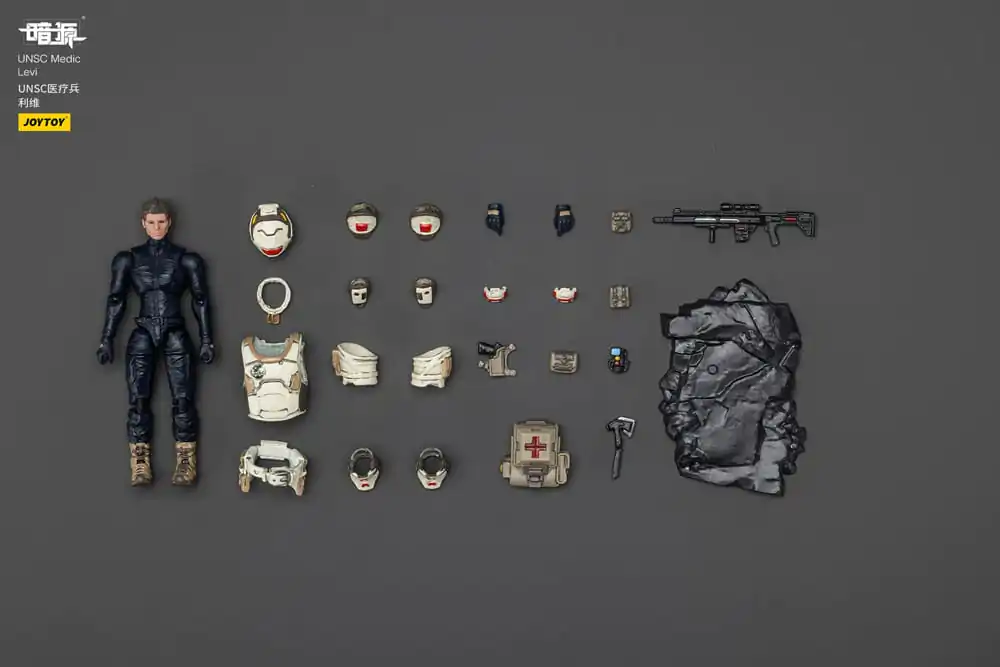 UNSC Dark Source akcijska figura Medic Levi 7 cm fotografija izdelka