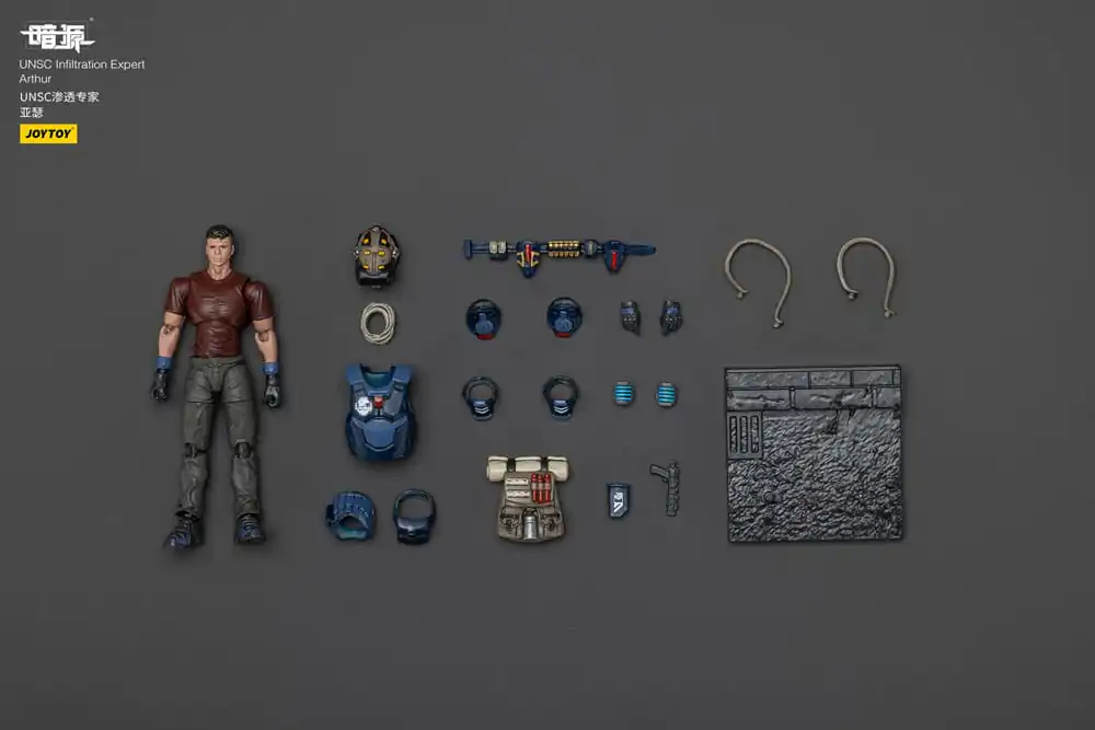 UNSC Dark Source Akcijska figura Strokovnjak za infiltracijo Arthur 7 cm fotografija izdelka