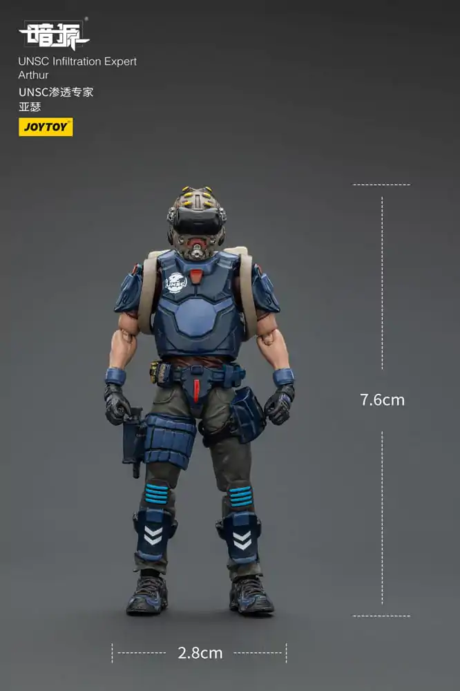UNSC Dark Source Akcijska figura Strokovnjak za infiltracijo Arthur 7 cm fotografija izdelka