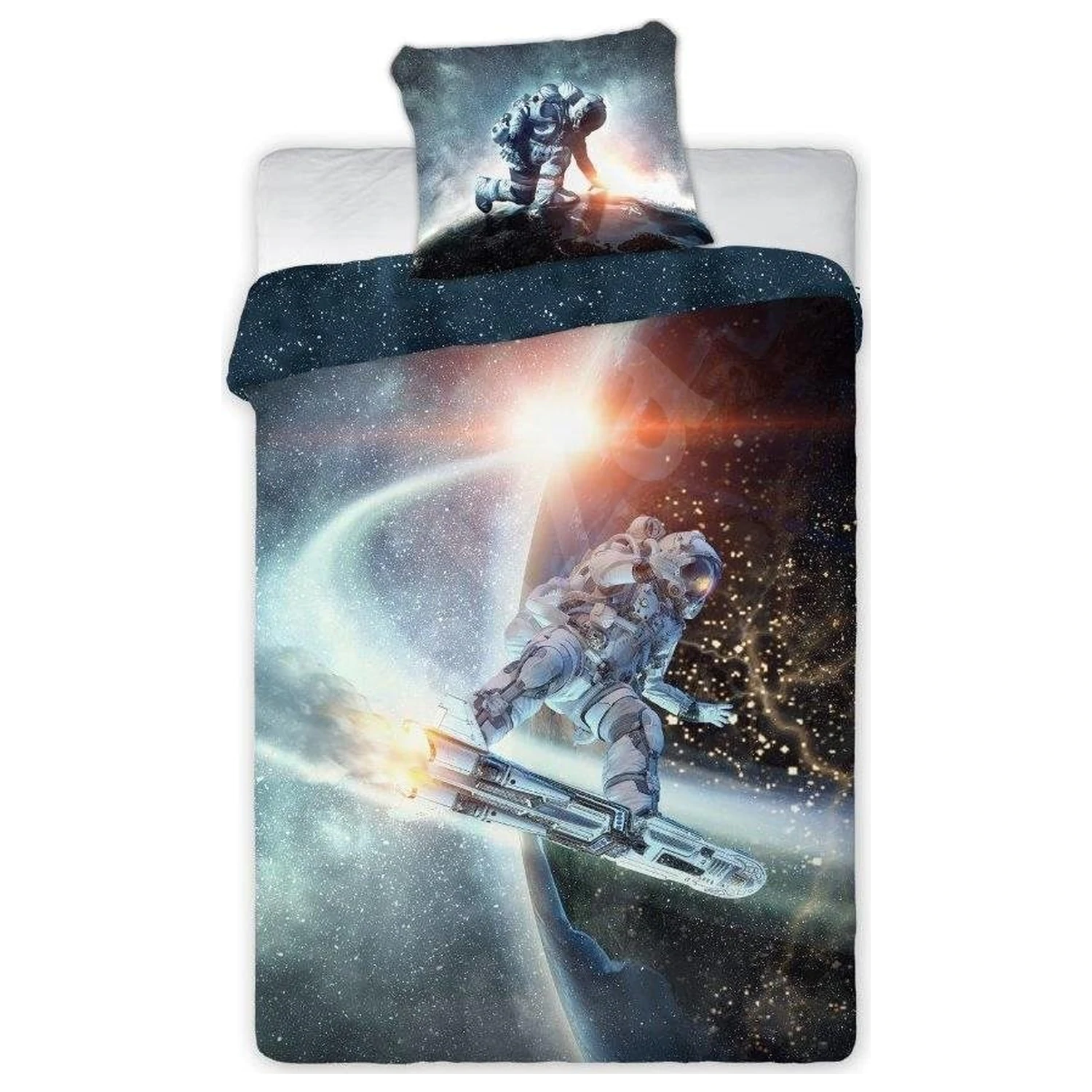 Space Surf Prevleka za odejo fotografija izdelka