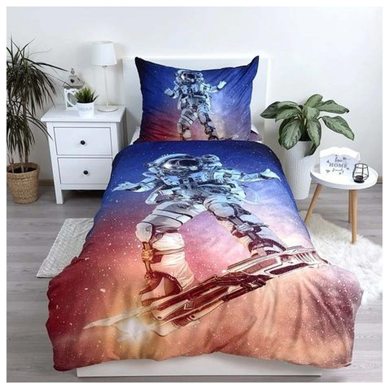 Astronavt Surf prevleka za odejo iz mikrovlaken fotografija izdelka