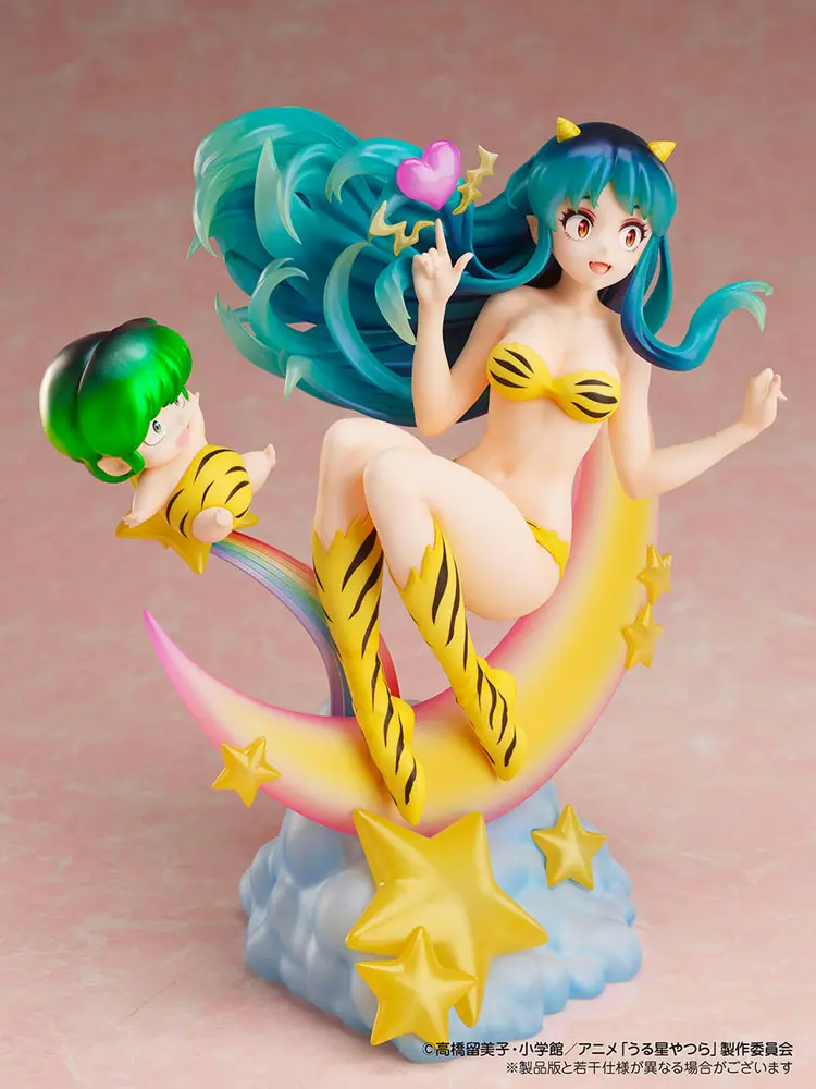 Urusei Yatsura PVC Kip 1/7 Lum & Ten Box Cafe & Space Collaboration 20 cm fotografija izdelka